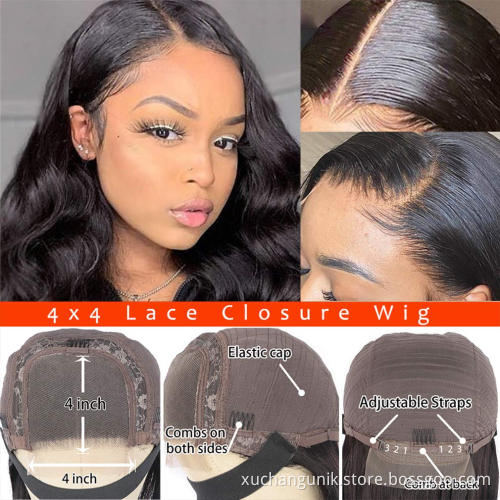 Uniky Cuticle Aligned Virgin Indian Hair Raw Unprocessed Lace Frontal Wig Loose Deep Wave Women Human Hair Lace Front Wigs
